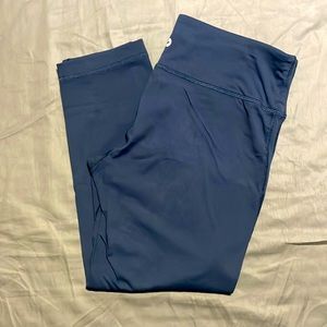 90 degree capri leggings navy blue